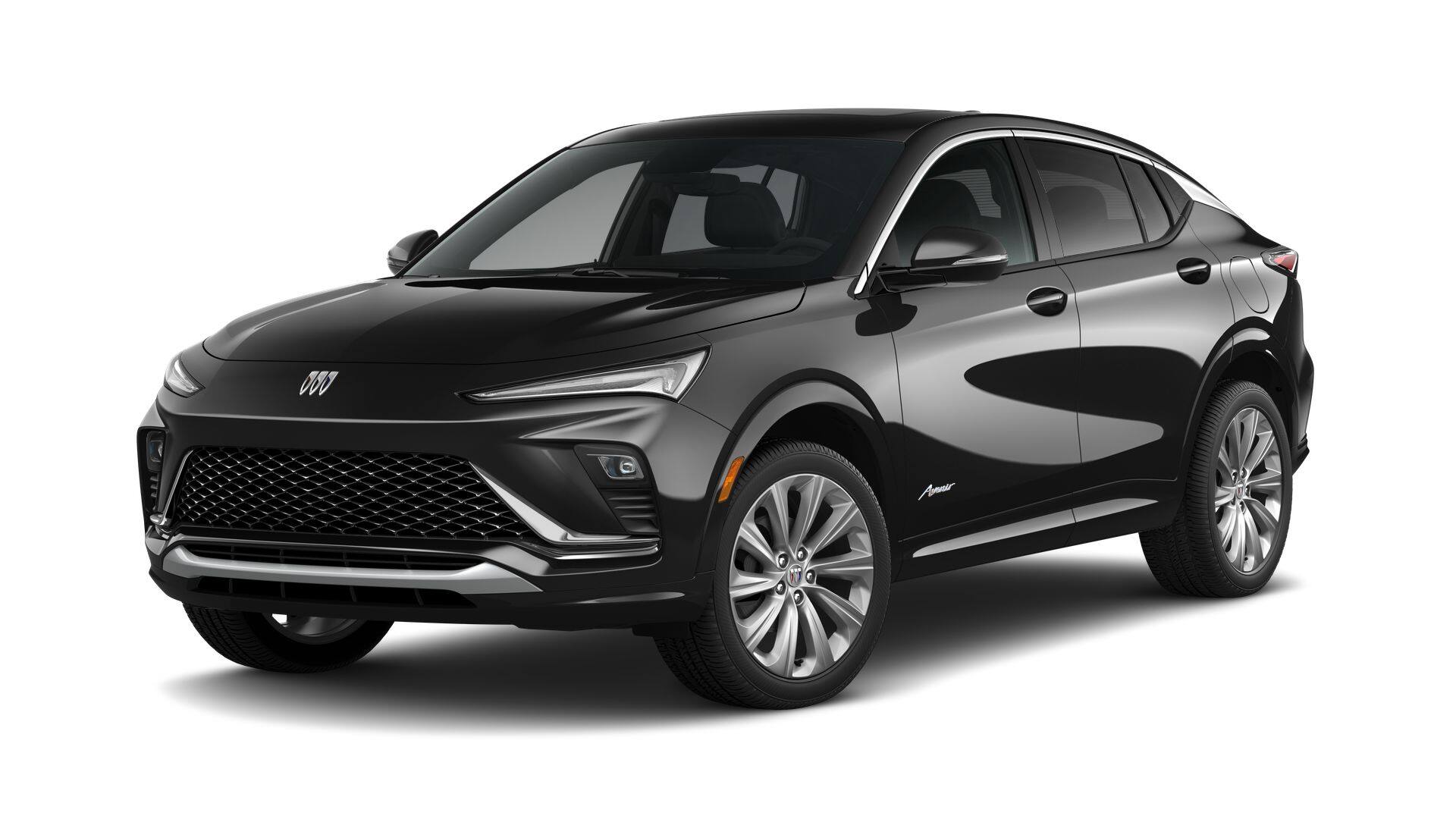 2026 Buick Envista Avenir in Ebony Twilight Metallic — front three-quarter view